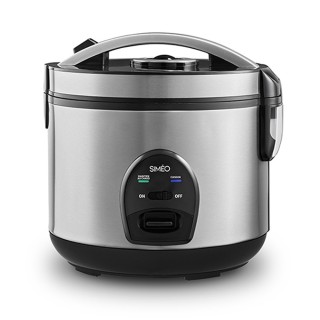 Cuiseur à riz SIMEO 3L inox avec panier vapeur