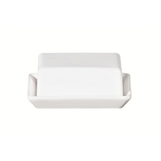 Beurrier en porcelaine ASA 16,5x13 cm couvercle céramique