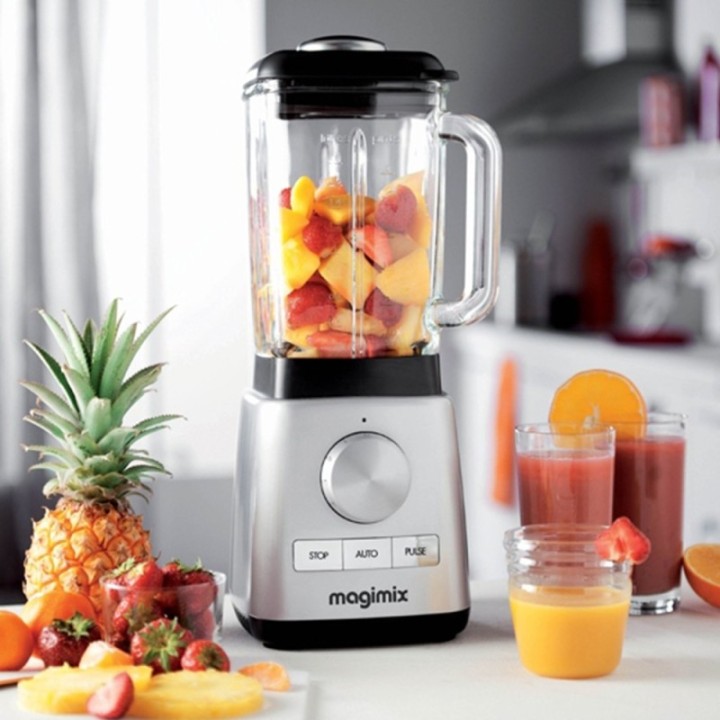 Blender multifonction Magimix 1,8L chromé mat programmables