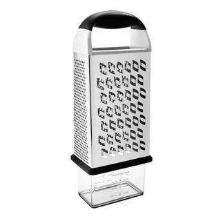 Râpe 4 faces OXO avec récipient de 100 ml acier inoxydable
