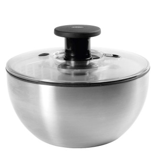 Essoreuse à salade inox OXO 26 cm piston antidérapante