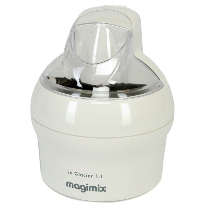 Sorbetière Magimix "Le glacier" blanche 1,1 L cuve inox