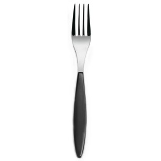 Fourchette inox Guzzini Feeling anthracite