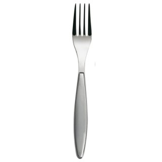 Fourchette grise Guzzini Feeling inox et plastique