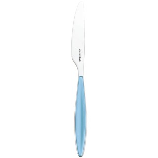 Couteau de table Guzzini Feeling bleu inox