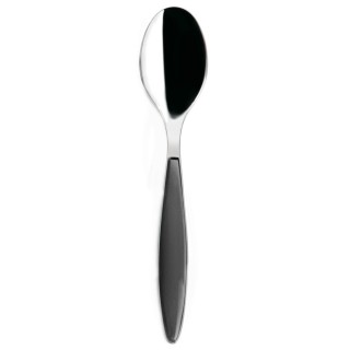 Cuillère anthracite Guzzini Feeling inox et plastique