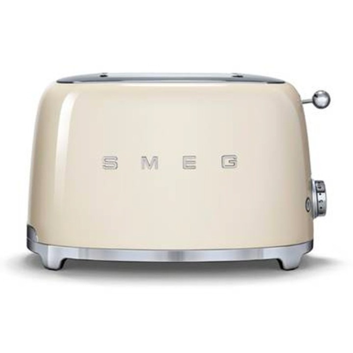Grille-pain 2 fentes SMEG crème thermostat 6 positions 950W